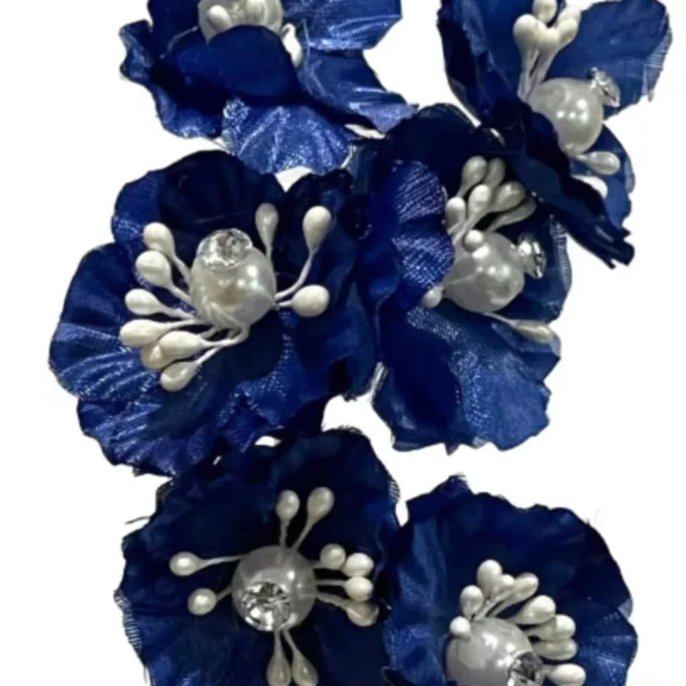 Bunches of Polyester Craft Flower Stems for All Occasions Party Supplies